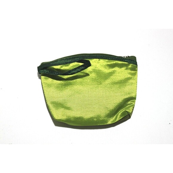 Satin Coin Purse Jewelry Organizer Small Embroidered Viet Nam Woman's  5" x 4" - Picture 2 of 3